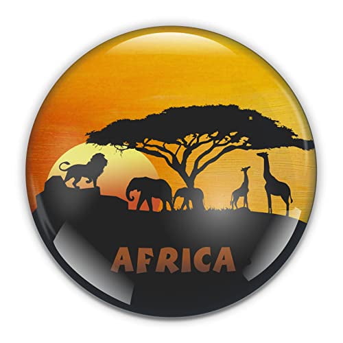 Africa Paperweight in Gift Box, 3 Inch Crystal Dome, Perfect for House Warming Gift