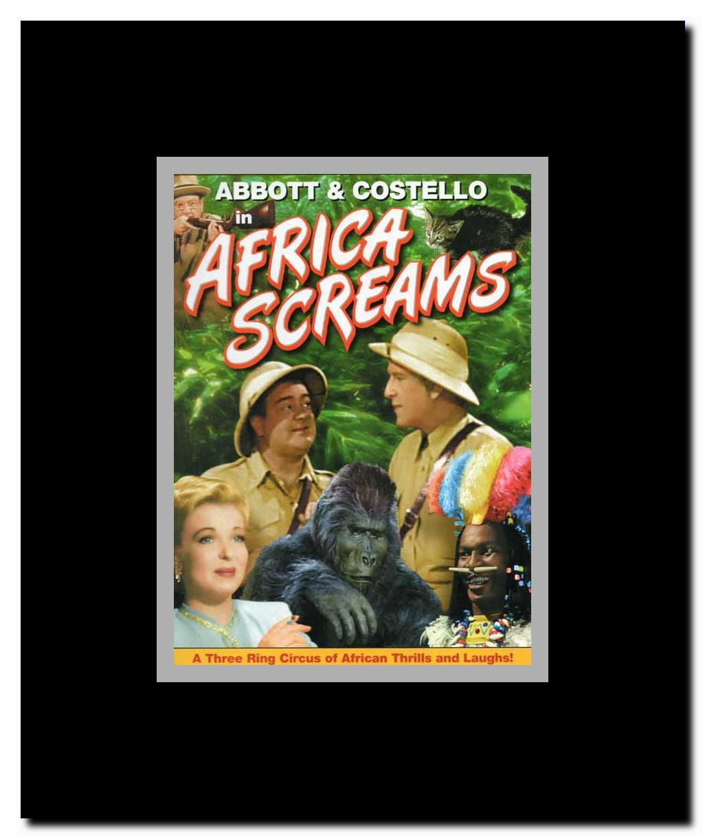 Africa Screams Framed Movie Poster