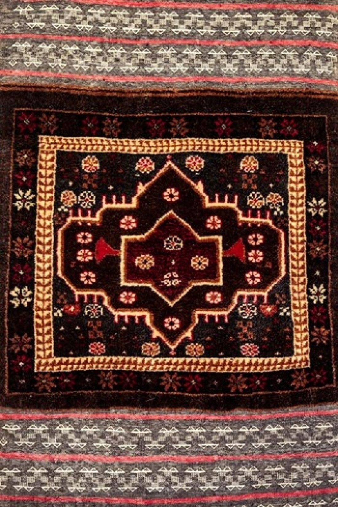 Africa Tanzania Zanzibar Stone Town Close-up of hand-made carpet Canvas Art - Alida Latham DanitaDelimont (24 x 36)