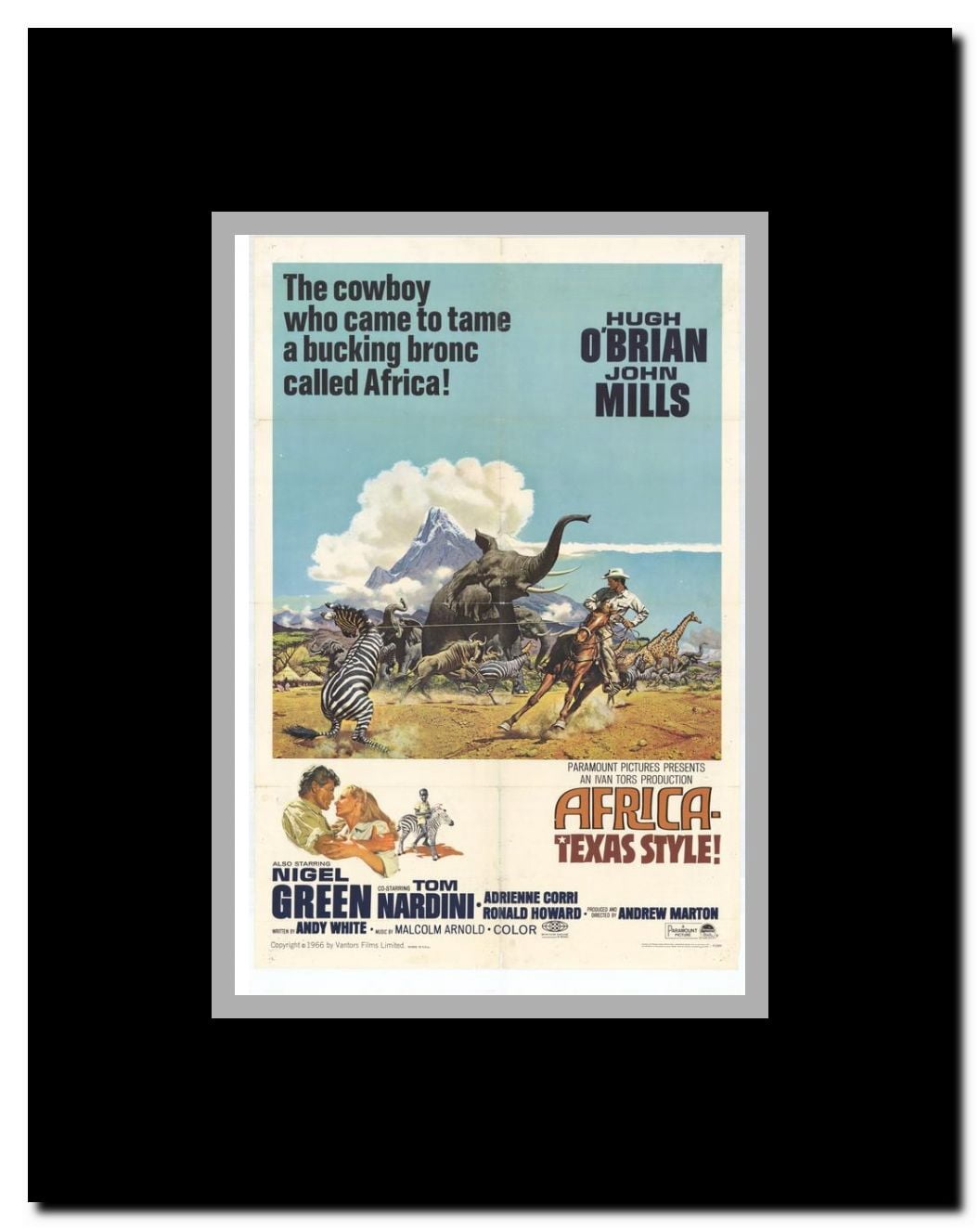 Africa Texas Style Framed Movie Poster
