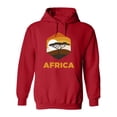 thumbnail image 1 of Africa Tree And Quote Hoodie Men -Image by Shutterstock, Male Small, 1 of 4