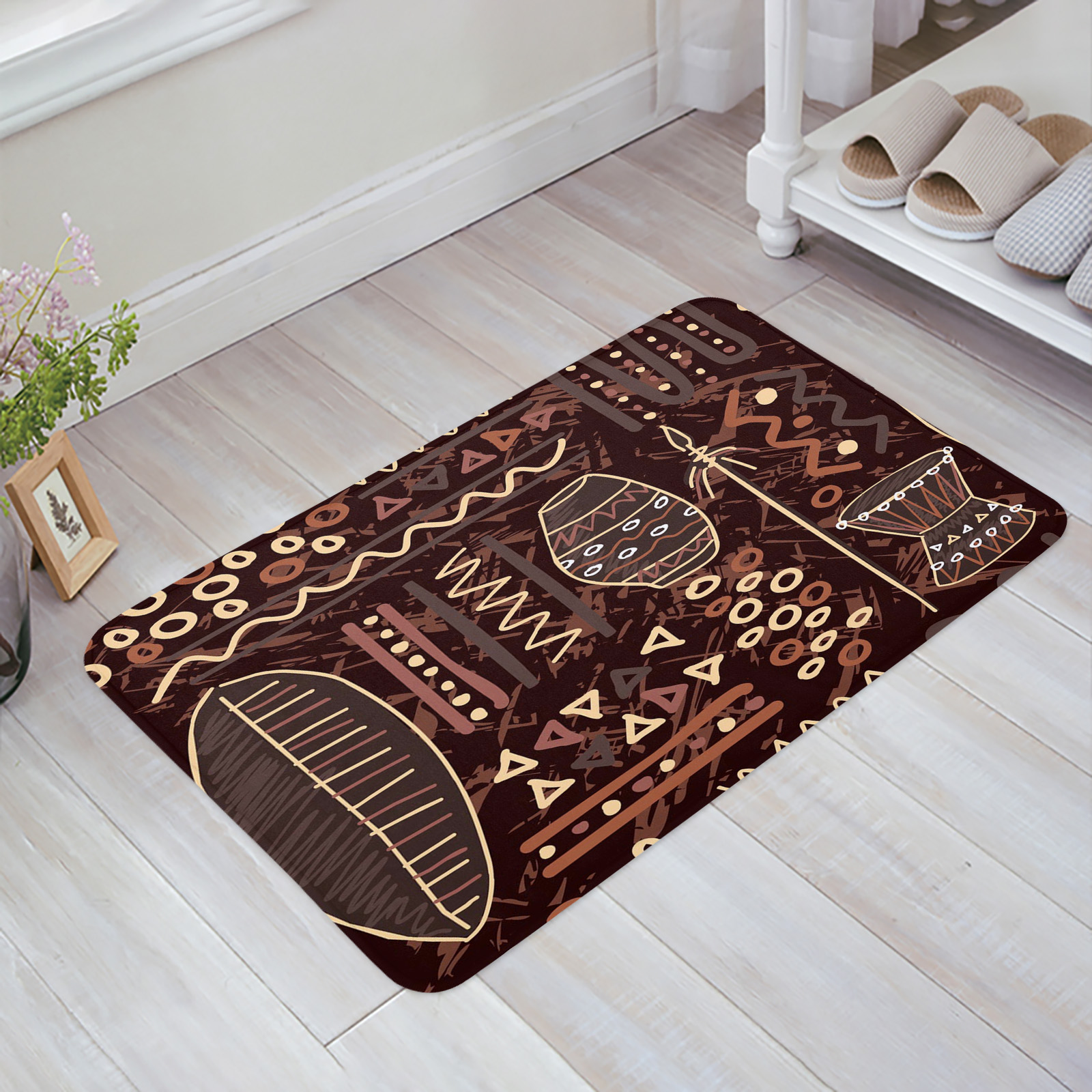 Tribal Skull Door Mat main image 1