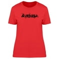 thumbnail image 1 of Africa With Vintage Font T-Shirt Women -Image by Shutterstock, Female Large, 1 of 2