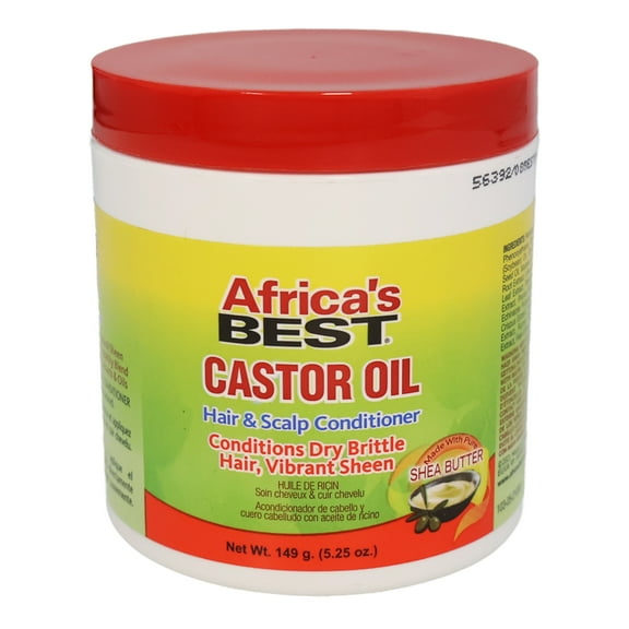 Africa's Best Hair And Scalp Conditioner Castor Oil, 5.25 Oz.