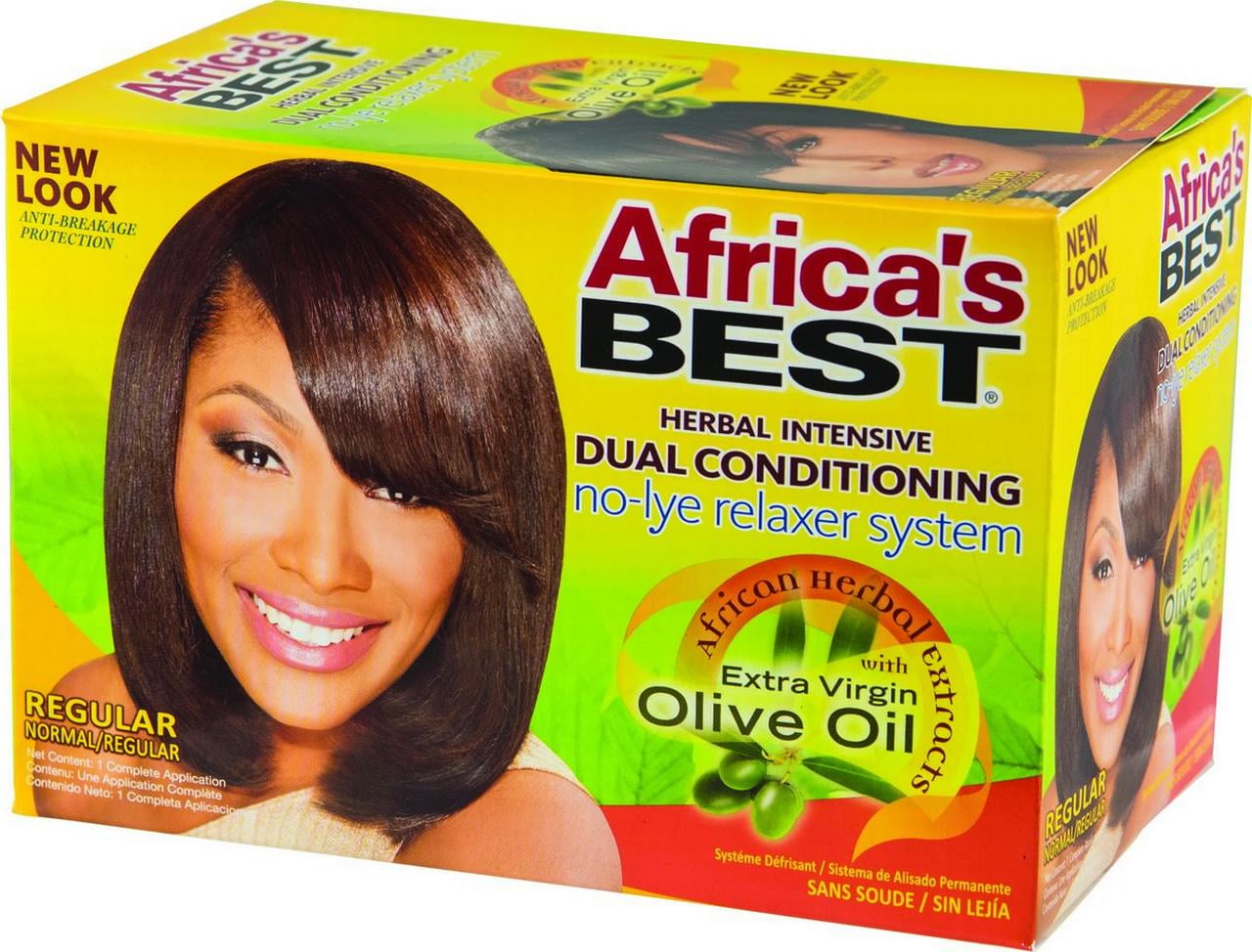 Africa's Best Herbal Intensive Dual Conditioning NoLye Hair Relaxer