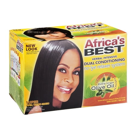 Africa's Best Herbal Intensive Dual Conditioning No-Lye Hair Relaxer System, Super Strength, Adult, All Hair Types price history and forecast - Beauty Enterprises 034285531003