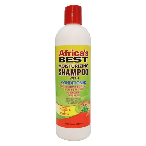 Africa's Best Moisturizing Shampoo with Conditioner, 12 oz