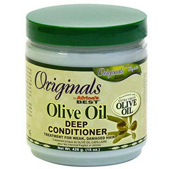 Africa's Best Organic Olive Oil Deep Conditioner, 15 Oz., Pack of 3