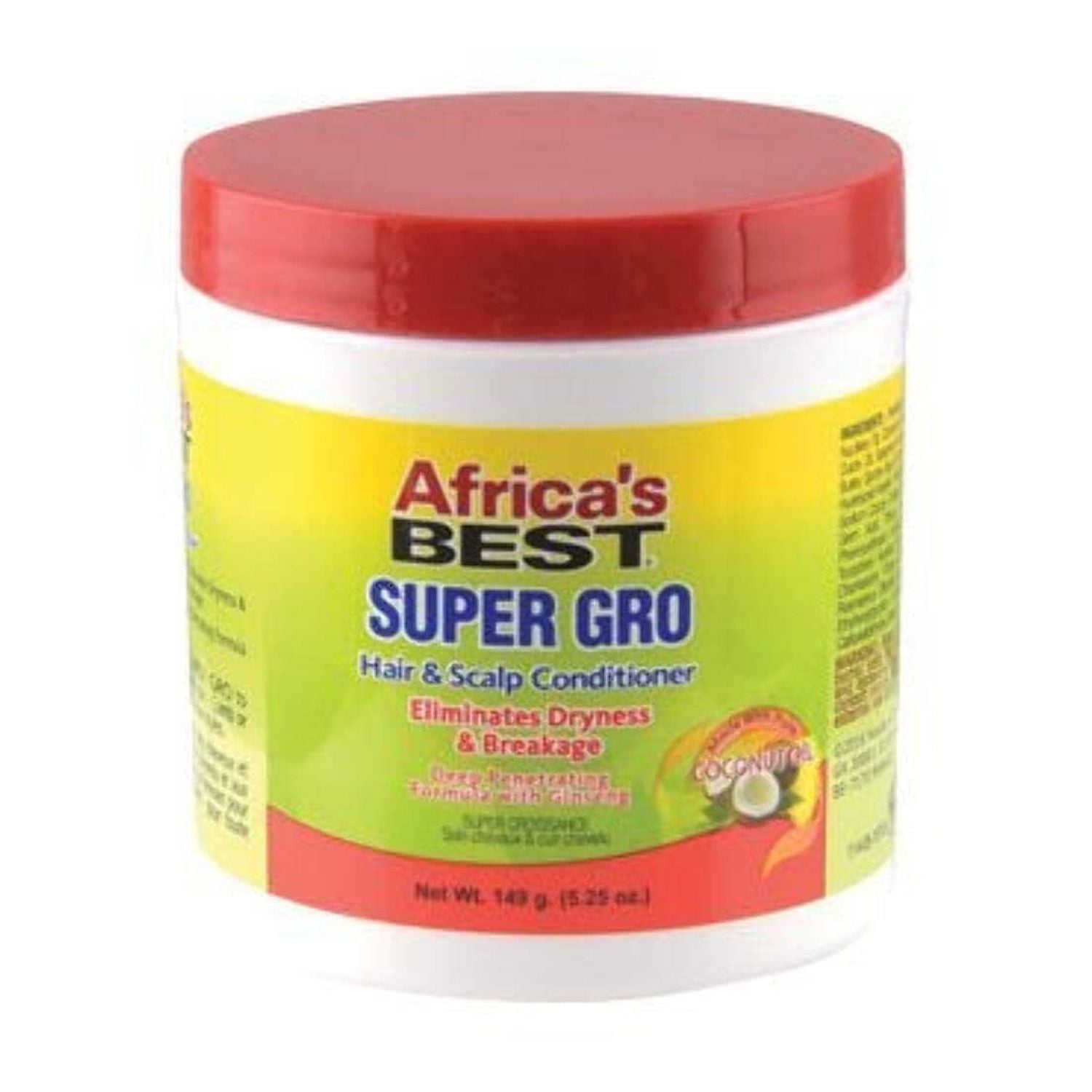 Africa's Best Super Gro Hair and Scalp Conditioner, 5.25 oz, 3 Pack