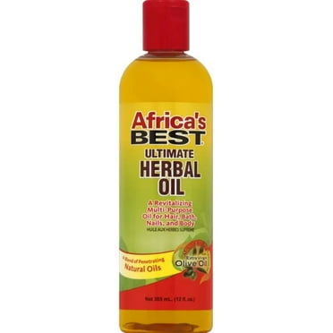 Africa’s Best Ultimate Herbal Oil for Hair, Bath, Nails, and Body, 12 fl oz