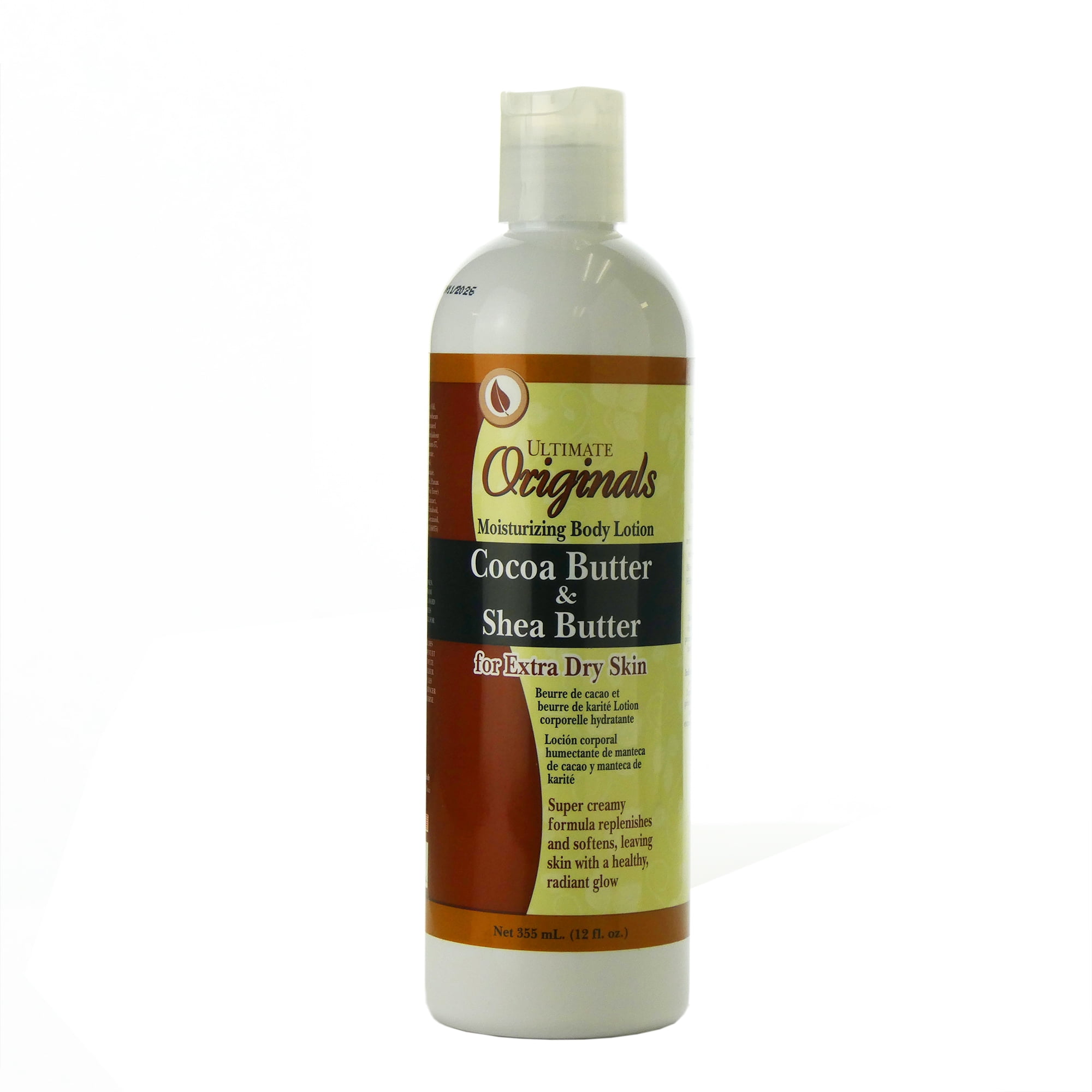 Africa's Best Ultimate Originals Cocoa Shea Butter Body Lotion, 12 Oz., Pack of 12