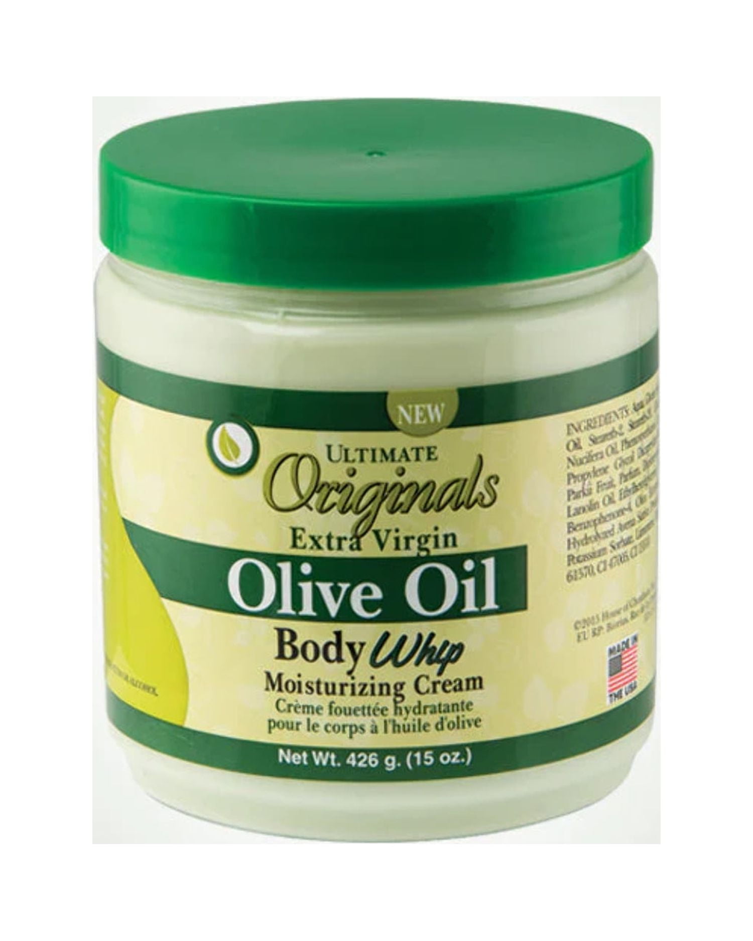 Africa's Best Ultimate Originals ExtraVirgin Olive Oil Body Whip Cream