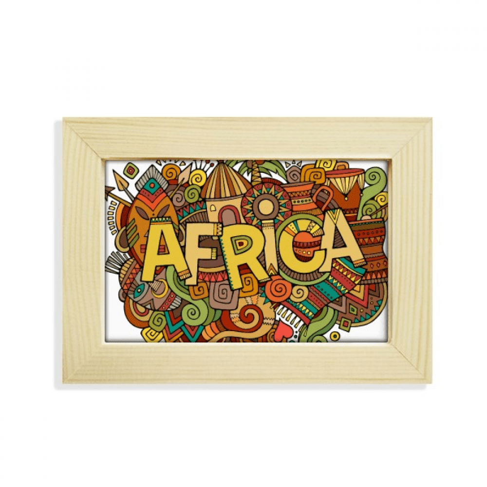 African Aboriginal Art Pattern Tribal Desktop Decorate Photo Frame ...