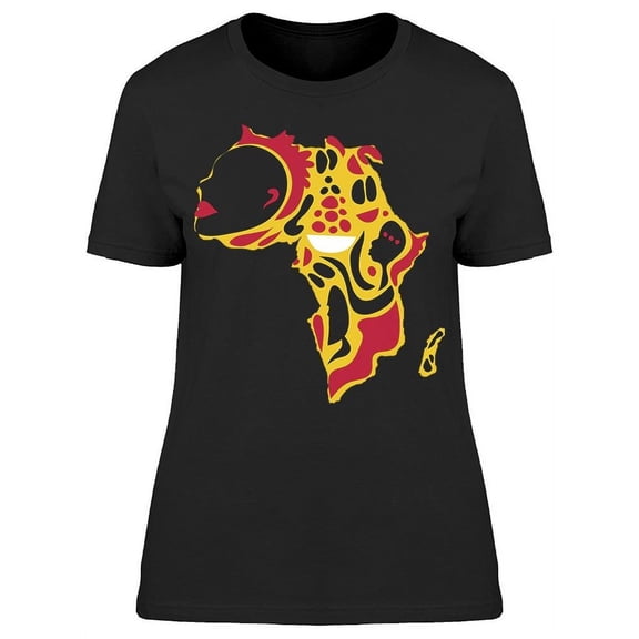 African Abstract Art T-Shirt Women -Image by Shutterstock, Female x-Large