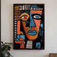 African Abstract Wall Art Print, Vibrant Contemporary Cultural Home ...