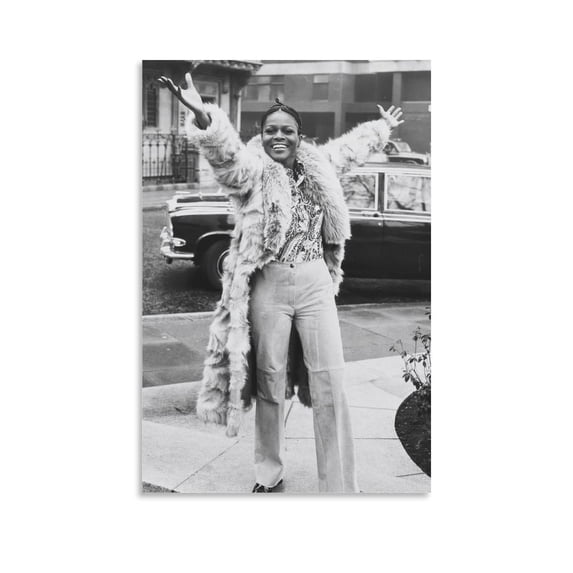 African-American Actresses Cicely Tyson Retro Poster Canvas Art Poster and Wall Art Picture Print Modern Family bedroom Decor Posters 24x36inch(60x90cm)