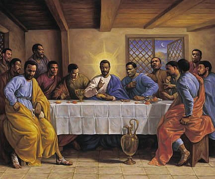 African American Art Print - Last Supper - Poster New 24x36 - Walmart.com