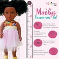 thumbnail image 1 of African American Barbie Doll with Realistic Natural Hair wearing African Clothing for Age 3+ by NaimaDolls, 1 of 6