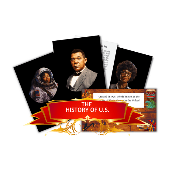 African American (Black) History Educational Trivia Quiz and Flash Cards (60 Card Deck)