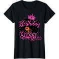 thumbnail image 1 of African American Black Queen Birthday Afro Women Girls T-Shirt, 1 of 3