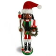 thumbnail image 1 of African American Black Santa Nutcracker, 1 of 1
