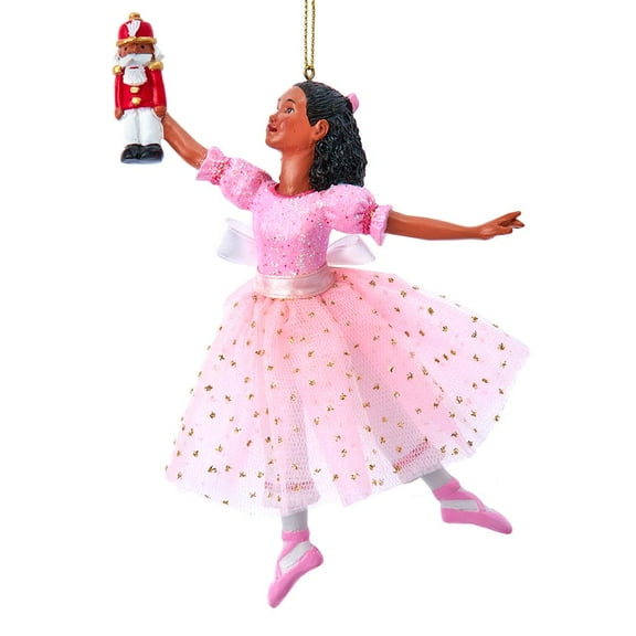 African American Clara Ballerina Ornament ~ from The Nutcracker ~ Black Ballerina
