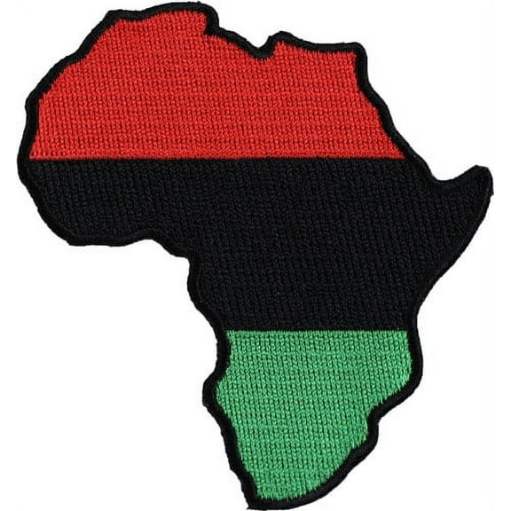 African American Continent Patch