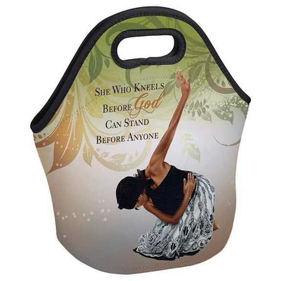 African American Expressions 242067 Insulated She Who Kneels Lunch Bag - 11.5 x 12 x 6.75 in.