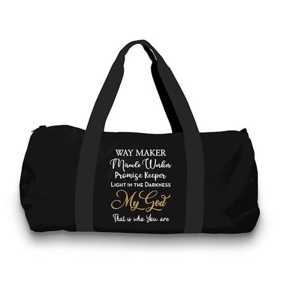 African American Expressions 342457 Foldable Way Maker Travel Bag - 19 x 13 x 9.5 in.