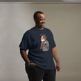 thumbnail image 1 of African American Father Son Black History Month Juneteenth Graphic classic tee (Navy, M), 1 of 2