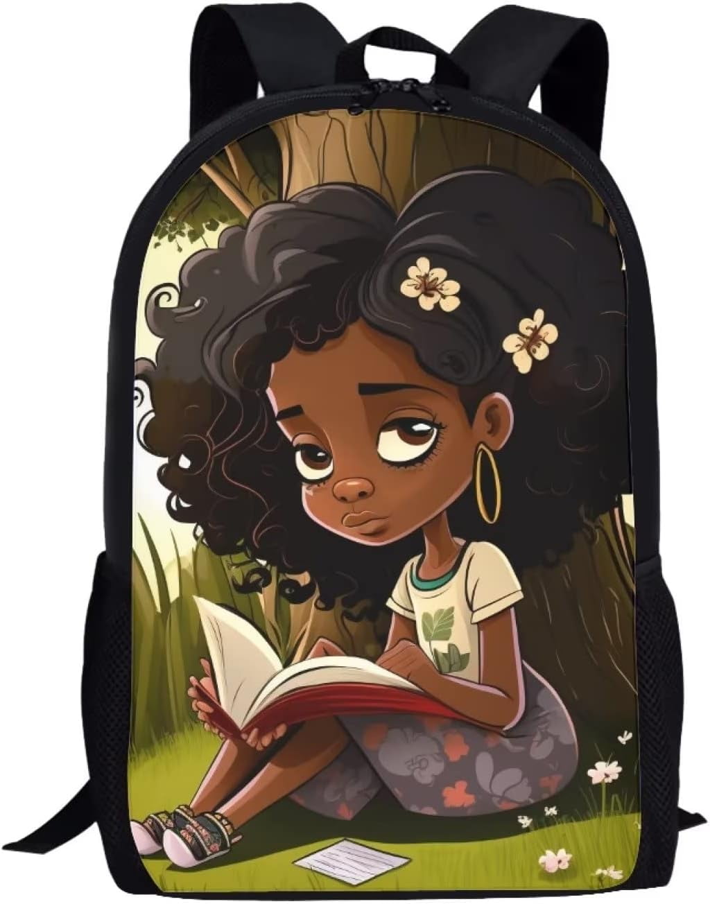 African American Girl American Kids Backpack Elementary School Bag African Black Boys Bookbag 1St 3Rd 2Nd 4Th 5Th Grade Teen Girls Book Bag Back Pack Big Junior Schoolbag Daypack Walmart