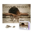 thumbnail image 1 of African American Women 300 Pieces Jigsaw Puzzles for Adults - Give it to God and Go to Sleep Inspirational Puzzles Family Game Gift, 1 of 8