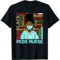 thumbnail image 1 of African American Women Black Peds Nurse Black History Month T-Shirt, 1 of 5