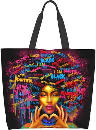 Love Graffiti Print Tote Bag, Aesthetic Pu Leather Handbag