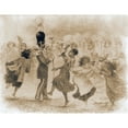 thumbnail image 1 of African Americans Dancing In Front Of A Uniformed Band In Washington History (36 x 24), 1 of 2