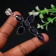 thumbnail image 1 of African Amethyst Pear Shape Gemstone Handmade Unique Gift Pendant Jewelry 3.20", 1 of 3