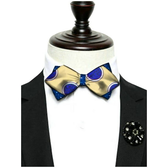 African Ankara Print Neck Tie for Men Necktie Kente Bow Tie WYB515