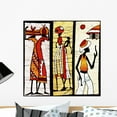 thumbnail image 1 of African Art Wall Mural by Wallmonkeys Peel and Stick Graphic (24 in W x 24 in H) WM246676, 1 of 4