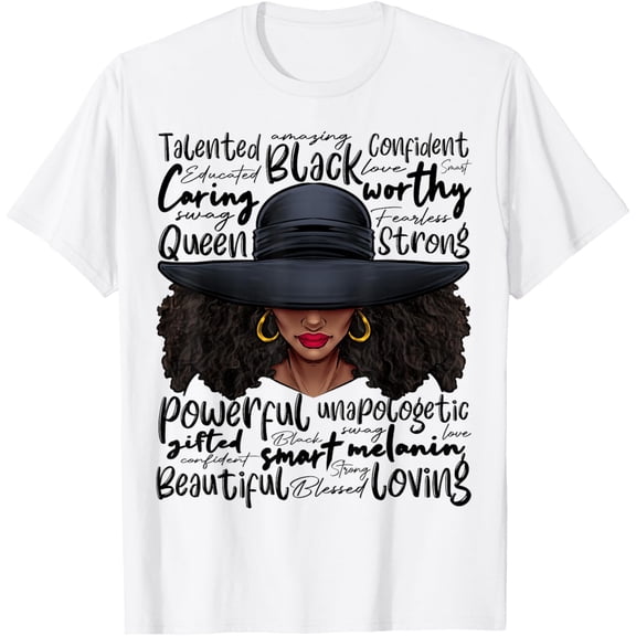 African Black History African American Ladies T-Shirt TShirt