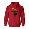 thumbnail image 1 of African Black Landscape Sketch Hoodie Women -Image by Shutterstock, Female x-Large, 1 of 4