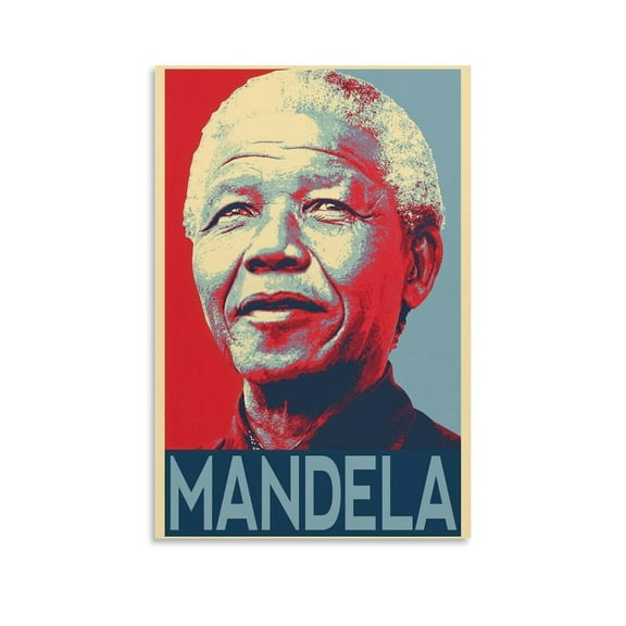 African And Black Nationalists Nelson Mandela Poster Home Decor Poster Wall Art Hanging Picture Print Bedroom Decorative Painting Posters Room Aesthetic 20x30inch(50x75cm)