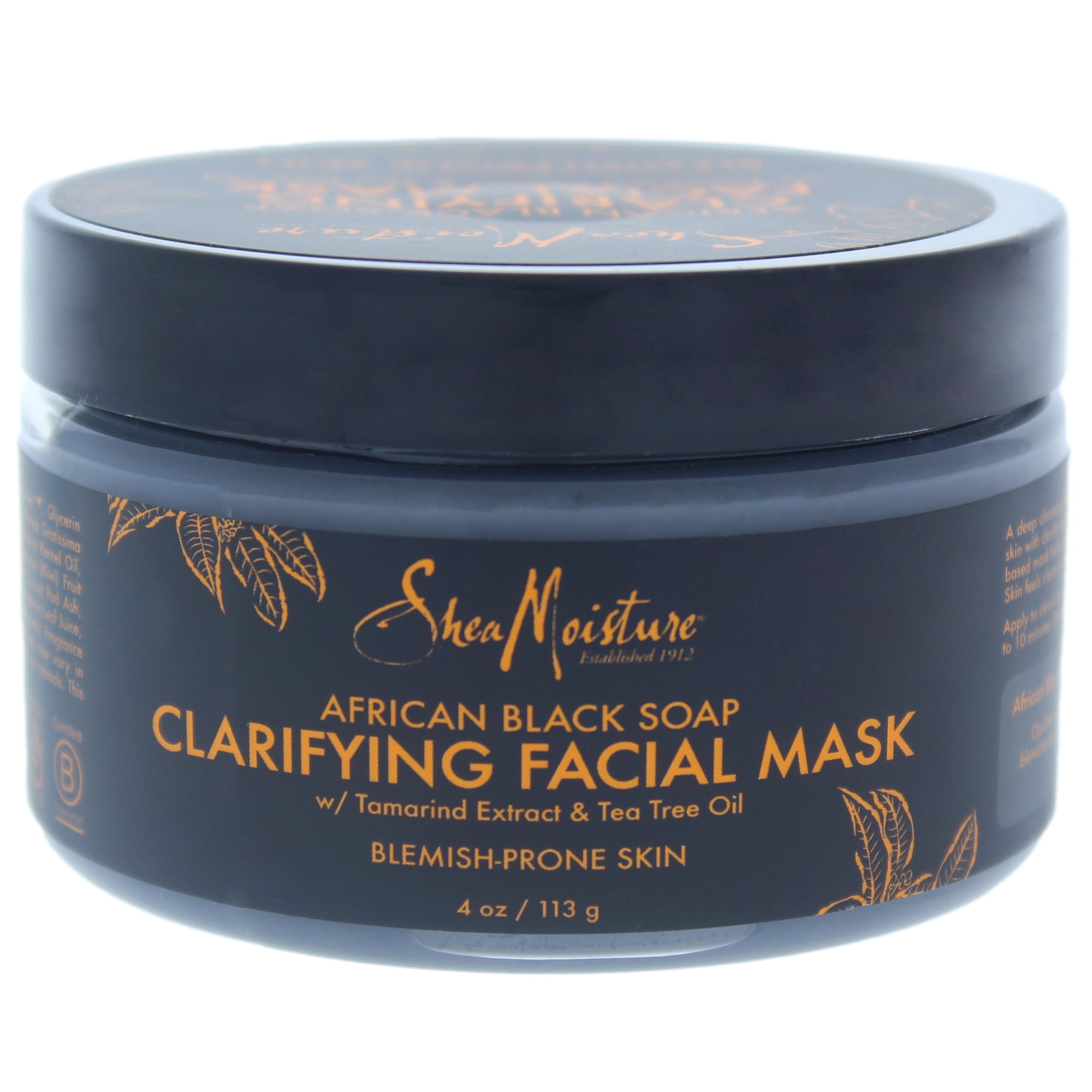 African Black Soap Clarifying Facial Mask by Shea Moisture for Unisex