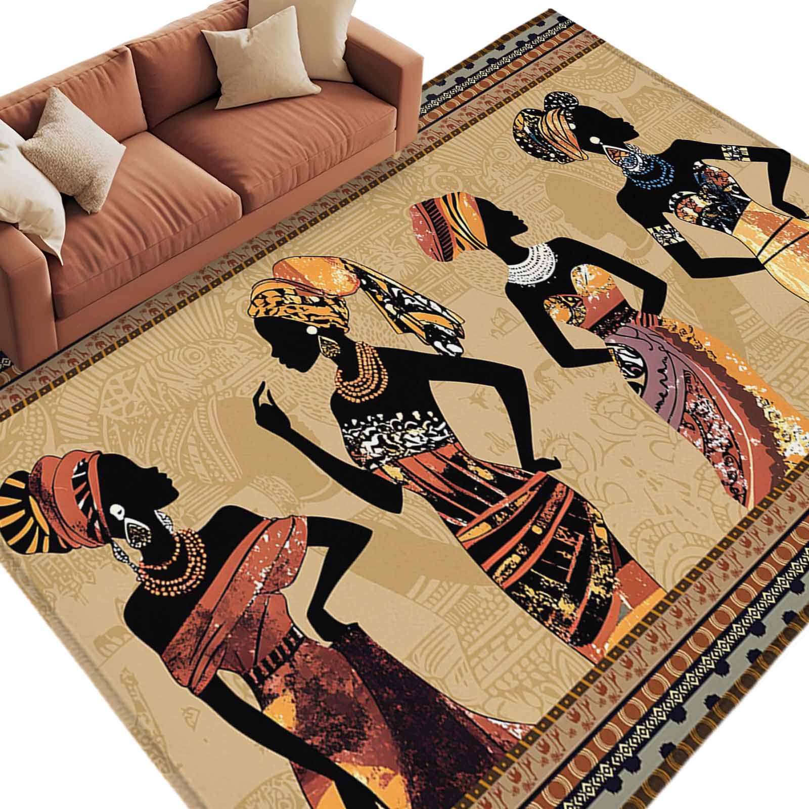 African Black Women Large Area Rugs For Bedroom Living Room Soft Non African Black Women Large Area Rugs For Bedroom Living Room Soft Non