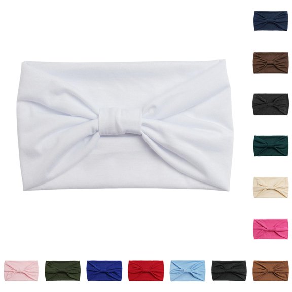 African Boho Wide Knotted Head Wraps Turbans for Women Headband