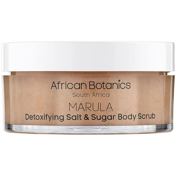 African Botanics Marula Detoxifying Salt & Sugar Body Scrub 6.76 oz
