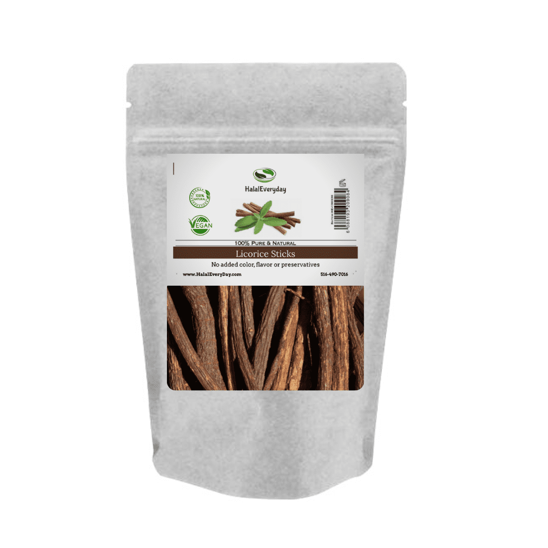 African Chew Sticks Natural Licorice Root Sticks 1/2 Lb