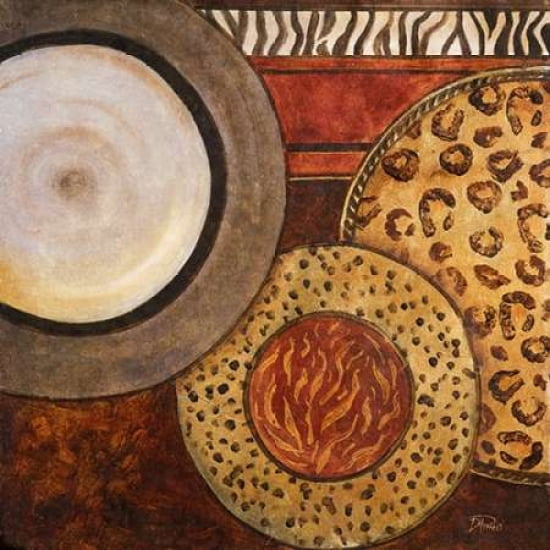 African Circles II Canvas Art - Patricia Pinto (24 x 24)