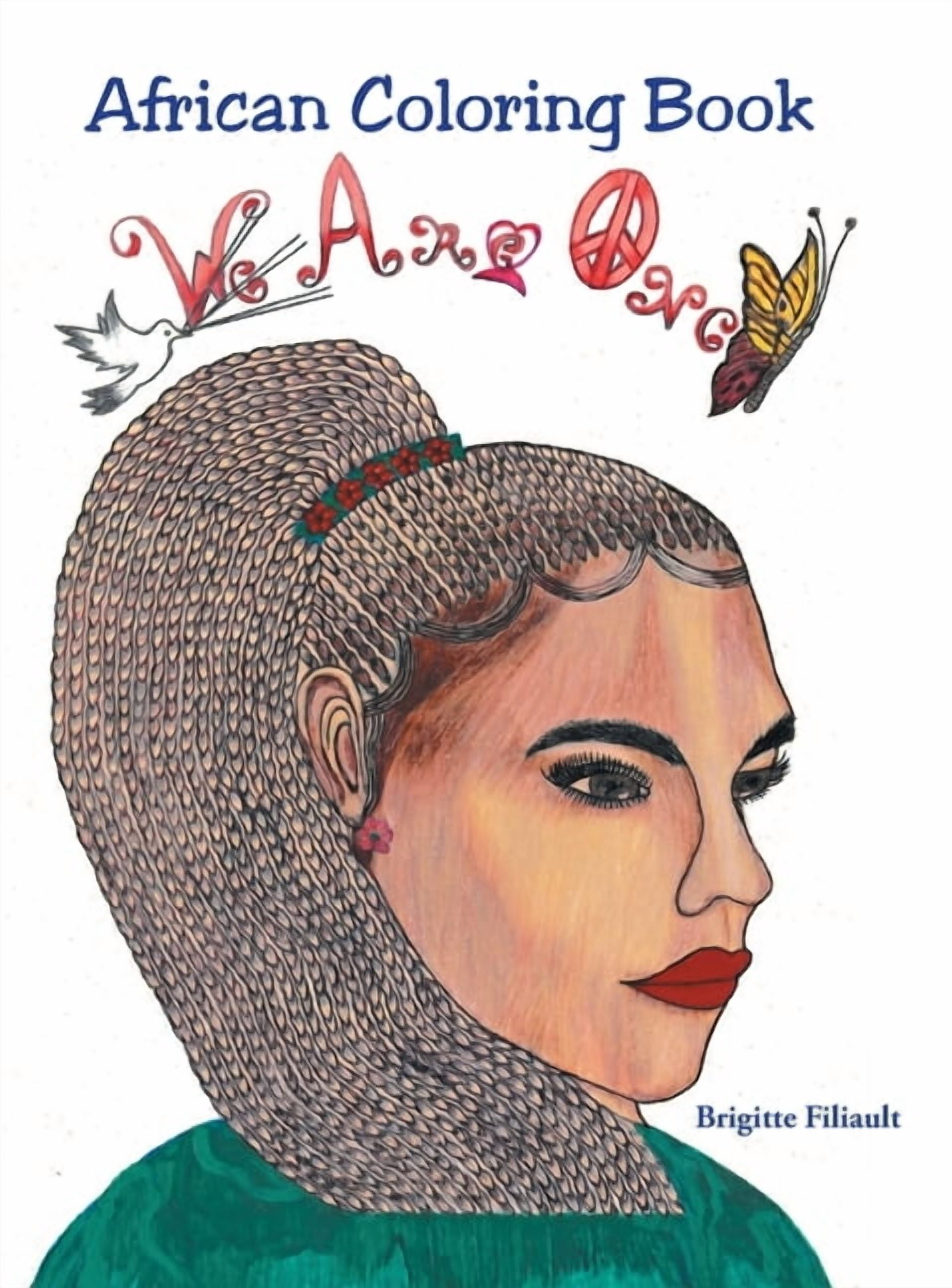 African Coloring Book, (Hardcover)