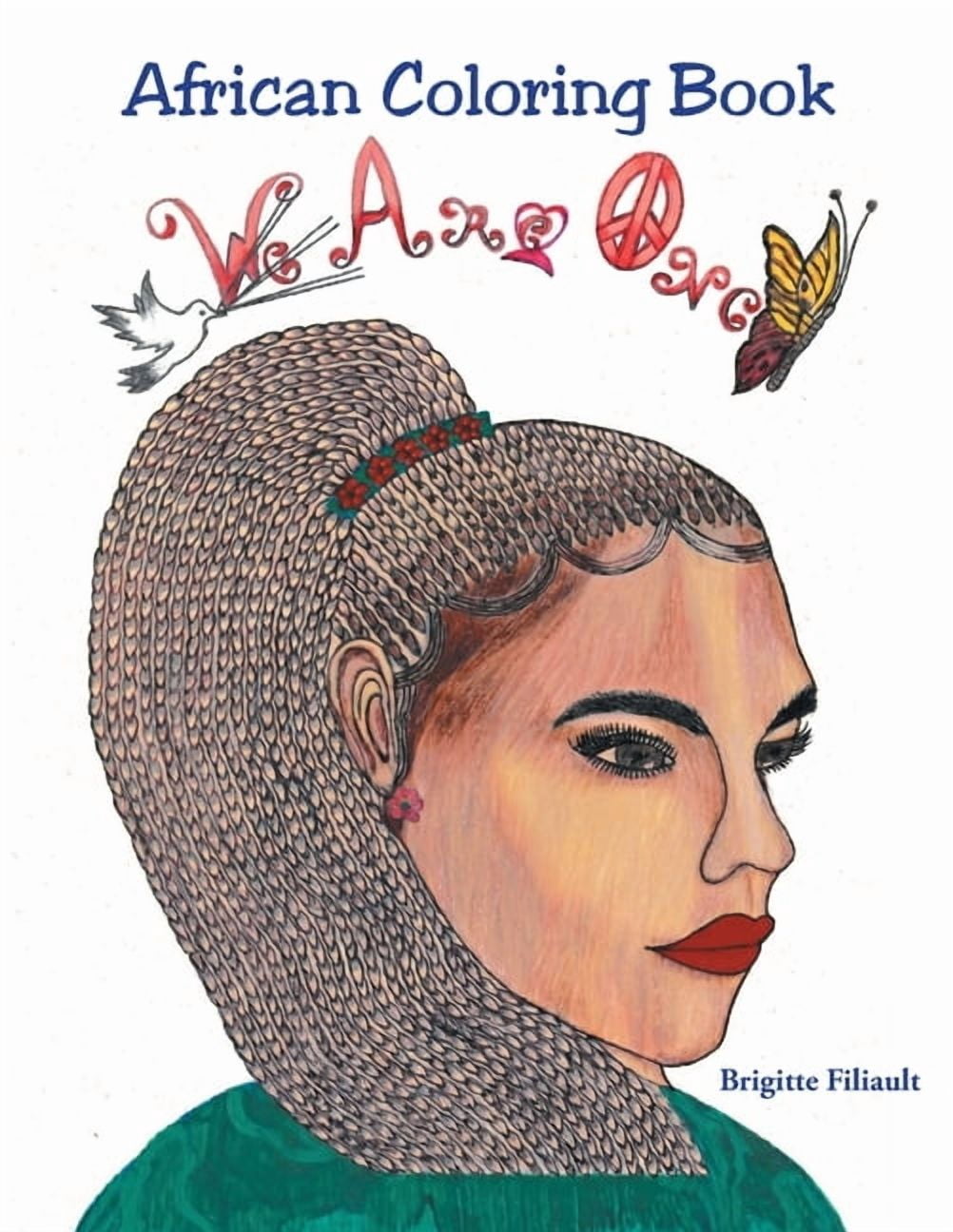African Coloring Book, (Paperback)