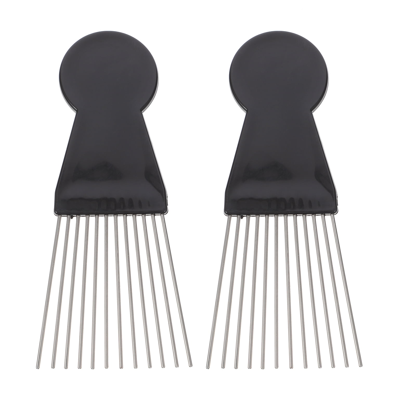 African Comb 2 Pcs Hair Picks for Curly Styling Men Combs Cosmetic Man